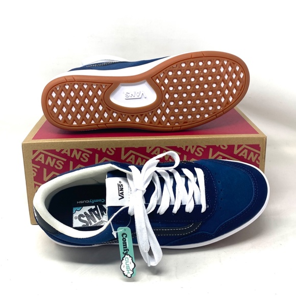 VANS Cruze Too CC Toned Navy Shoes Low Suede Casual Women's Sneakers VN0A5KR5LKV - Picture 4 of 11